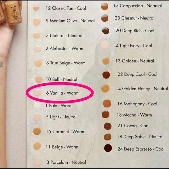 NYX Vanilla Total Control Drop foundation - Picture 5 of 8